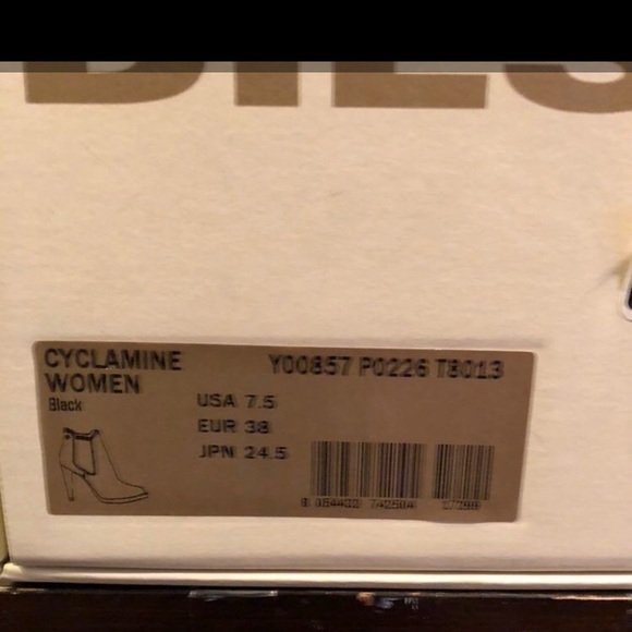 DIESEL Cubist Rock Cyclamine Boot,Black 7.5 New - Picture 10 of 11